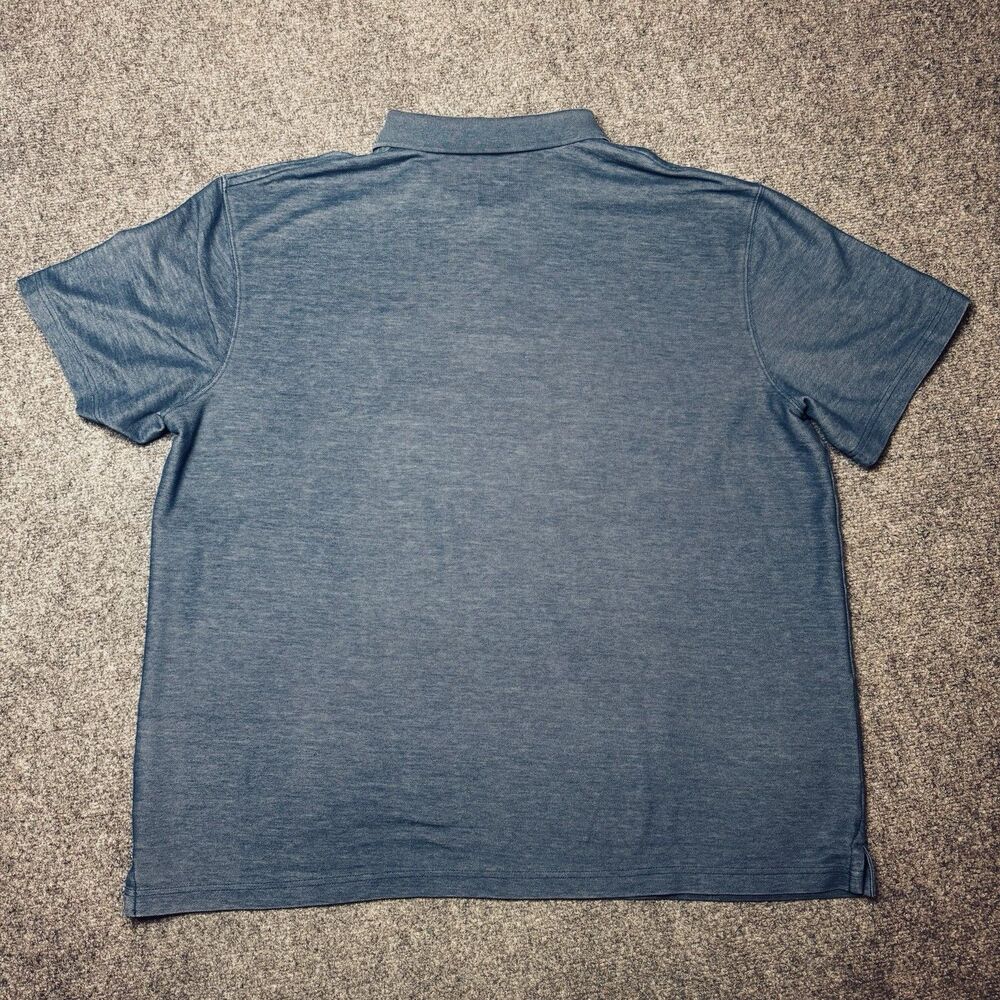 Carhartt Original Fit Short Sleeve Polo Shirt Pocket Blue Men’s 2XL Snag - Picture 3 of 7